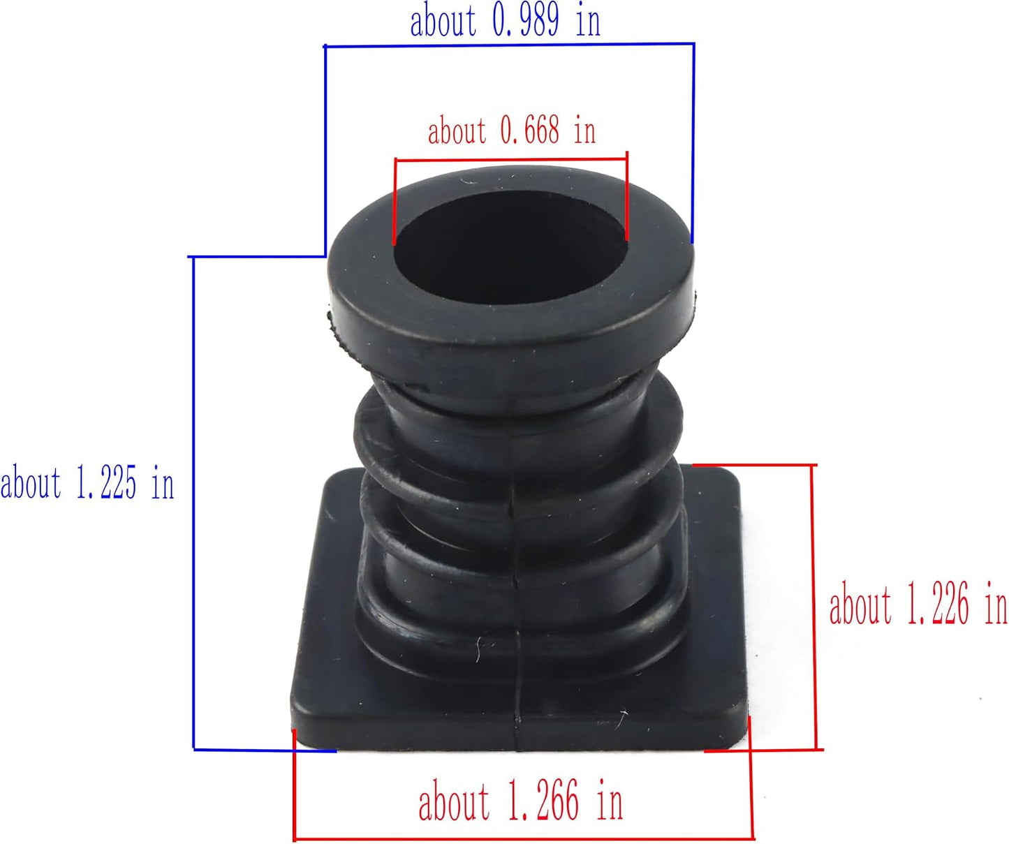Conector bota carburador goma para Homelite 330 set 2