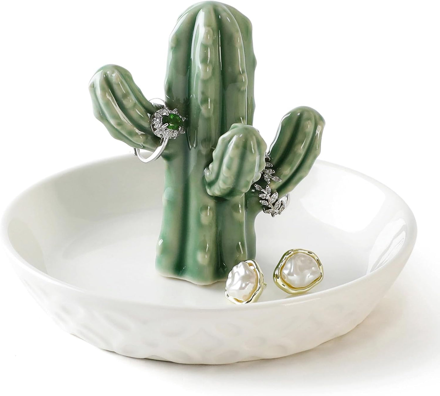 Soporte anillos cactus decoración regalo cumpleaños boda
