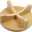 Soporte redondo para macetas madera 2 Uds