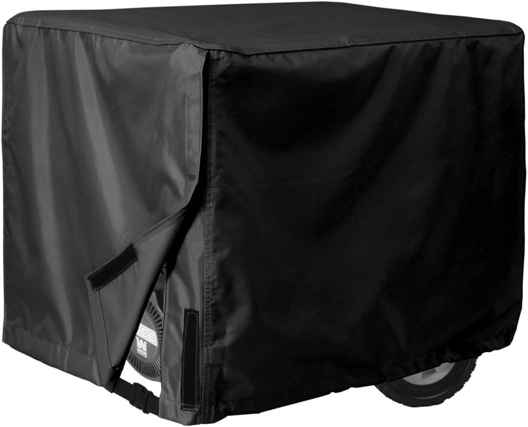 Cubierta impermeable generador 28x26x24pulg color negro