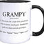 Taza café cerámica Grampy regalo abuelos