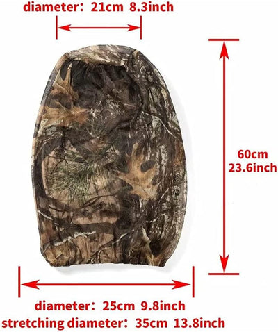 Redes mosquitos para cabeza camuflaje 2 pzas