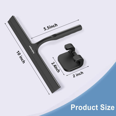 Escobilla ducha silicona con gancho adhesivo