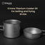 Set cocina titanio 2pulg con mango plegable ultraligero