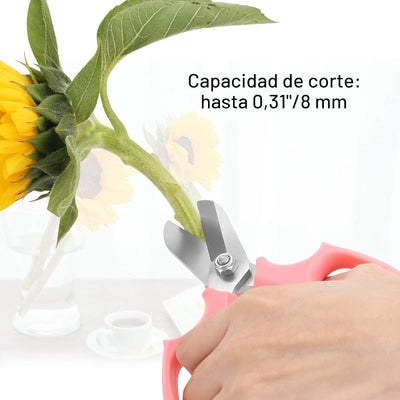 Tijeras de jardín acero de alta calidad para podar flores y frutas