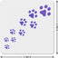 Plantilla reutiliz. 6" perros manualidades decoración