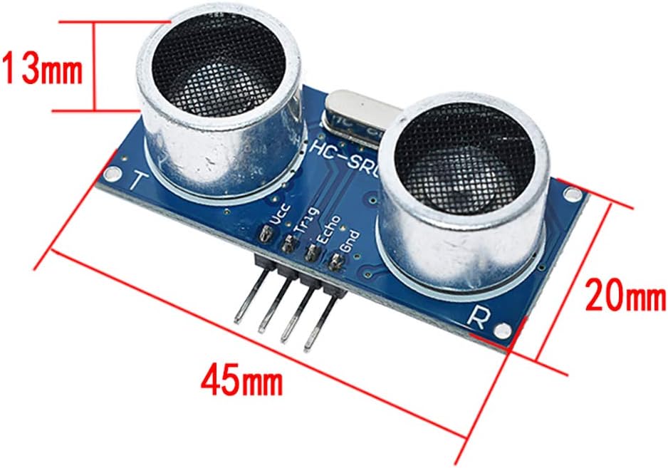 Soporte ultrasónico para sensor HC-SR04 5 pzas