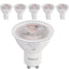 6 Pzas Bombilla LED GU10 3000K Blanco Suave 6W para Cocina Campana
