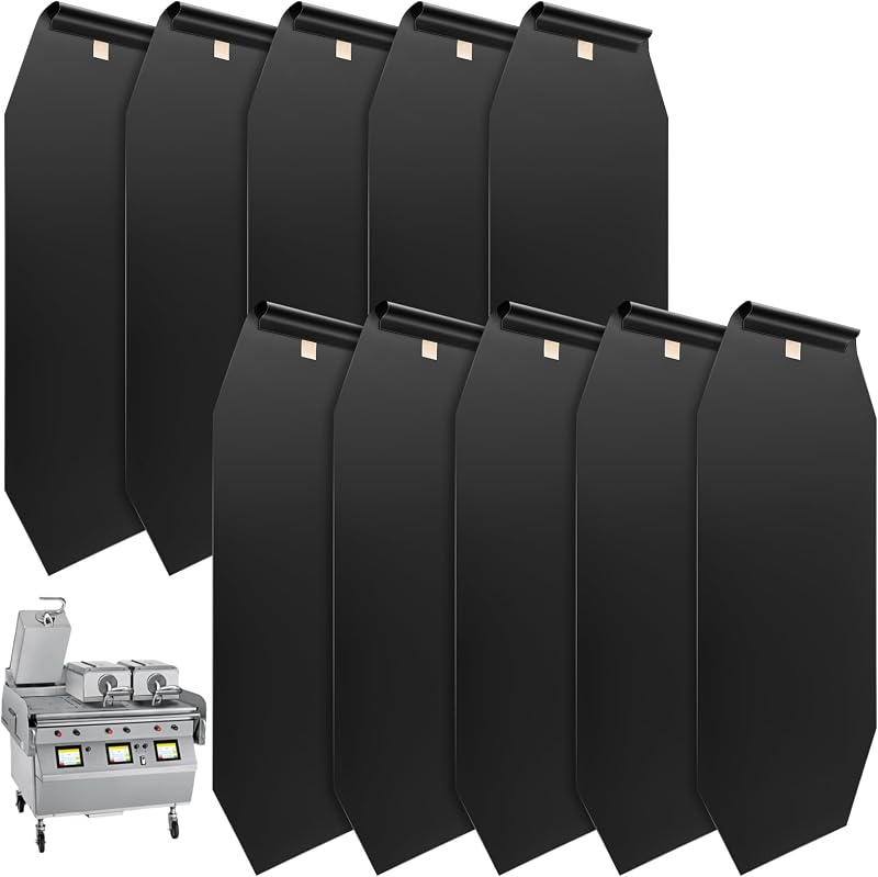 10 Hojas PTFE L800 con Bucle para Parrilla Taylor Clamshell