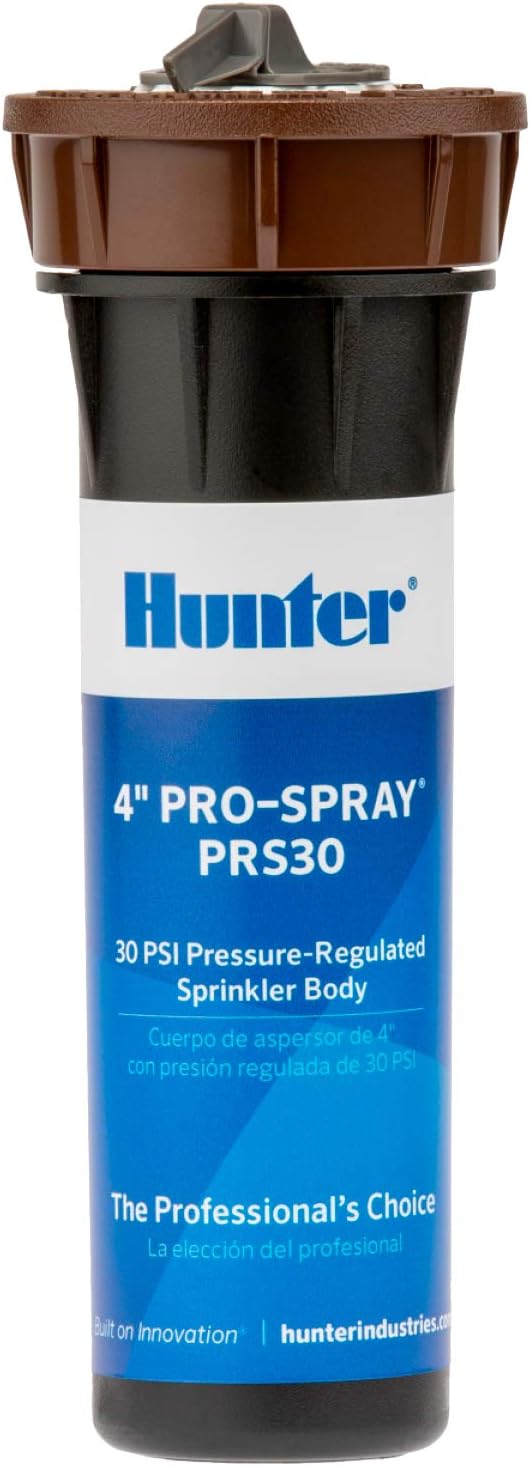 Cabezal aspersor desplegable 4pulg 30PSI WaterSense patio jardín