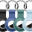 4 Fundas Airtag Impermeables Antiarañazos Negro/Verde
