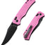 Navaja bolsillo plegable acero D2 clip reversible mango G10 EDC