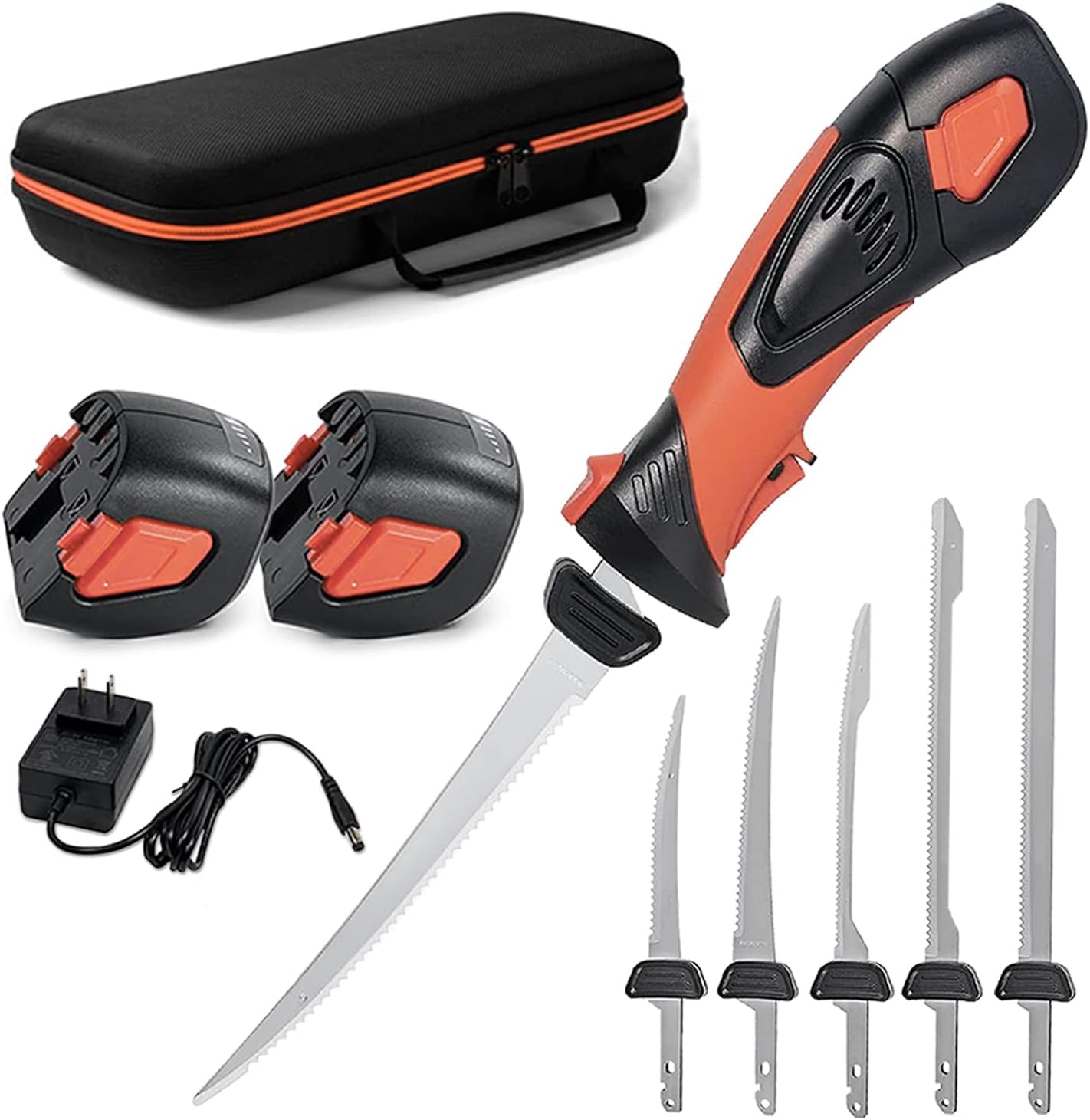 Cuchillo eléctrico inalámbrico 5 cuchillas antiadherentes