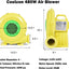 Soplador aire 480W para inflables casa rebote puente