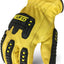 Guantes trabajo cuero impacto 360 Amarillo Mediano