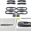 Accesorios puerta Toyota Sienna 12 pzas molduras ABS