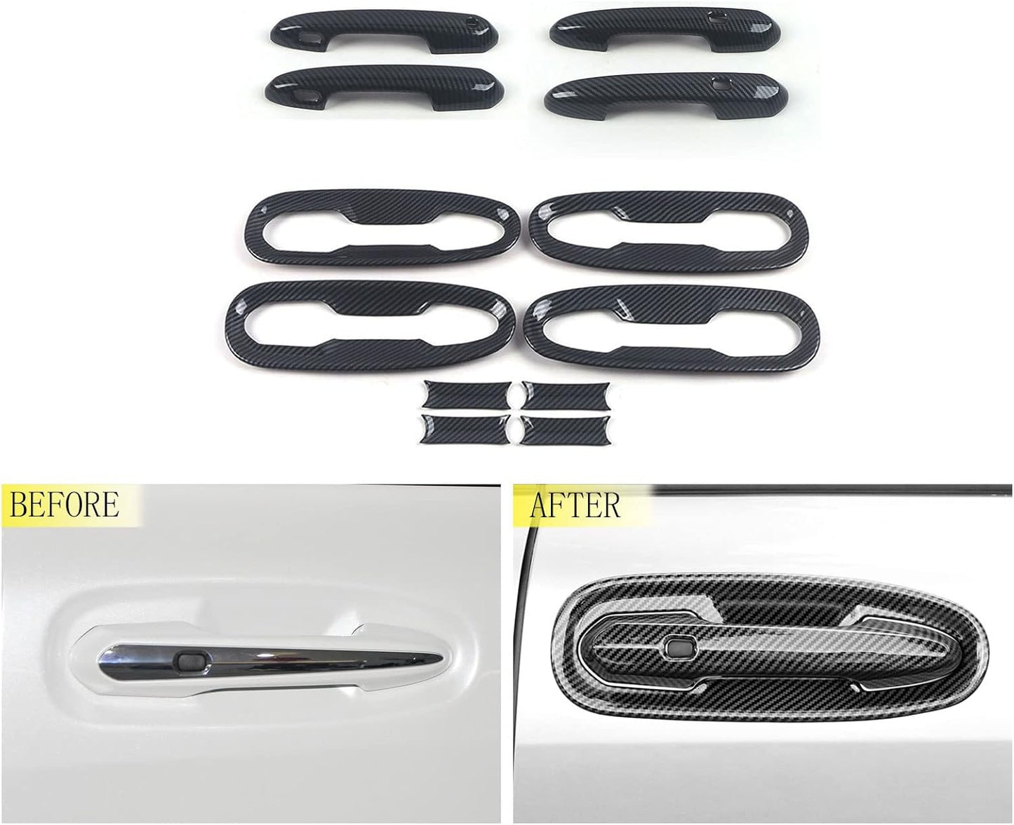 Accesorios puerta Toyota Sienna 12 pzas molduras ABS