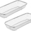 Organiz. cubiertos cocina 2 cestas malla acero inox