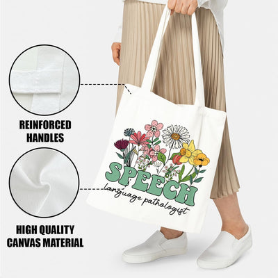 Bolso canvas doble cara para terapeuta mujer