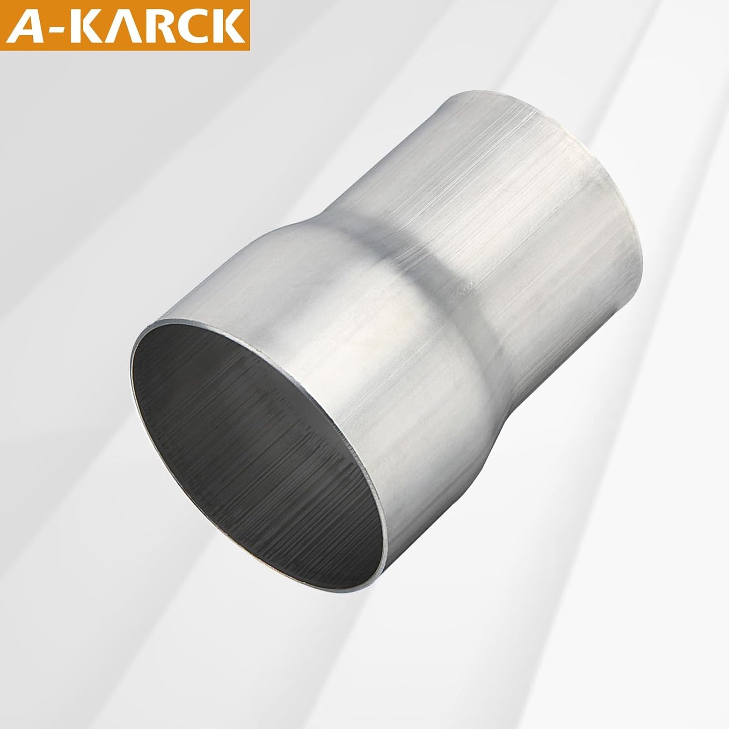 Conector adaptador escape 2 a 2.25" acero inox