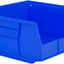 Contenedores apilables plástico 11x11x5" colgar azul
