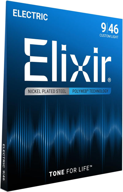 Cuerdas Guitarra Eléctrica Acero Níquel POLYWEB Tono Cálido Set 6