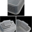 Bandejas plástico transparente rectangulares 6 Pzas