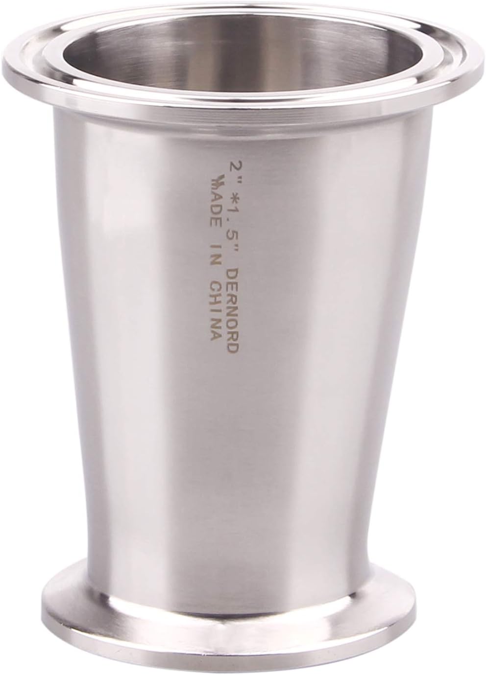 Reductor excéntrico 2x1.5 pulg acero inox