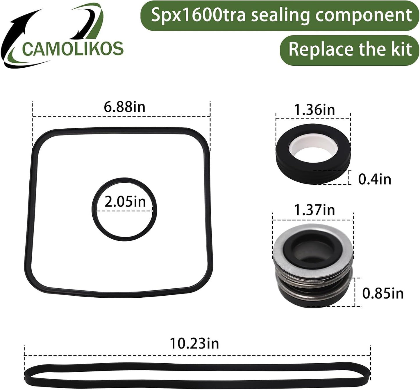 Kit reemplazo sello bomba Hayward SP1600 SP2600