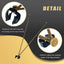 Esparcidores bandera extensor metal dorado 19.5" set 2
