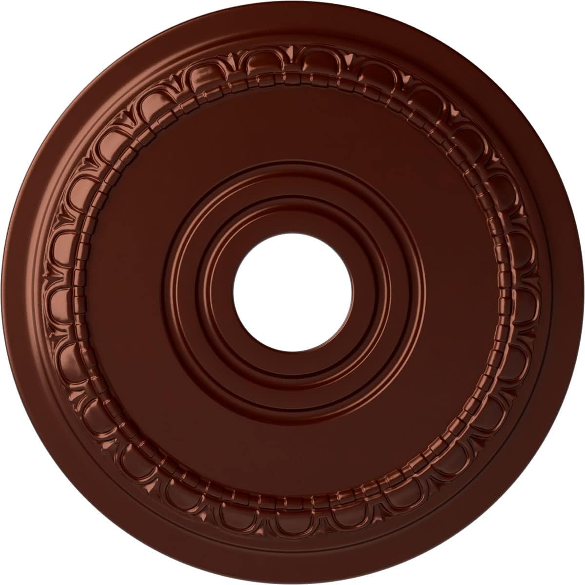Medallón techo Múnich 17.5x3.625x1 cobre antiguo