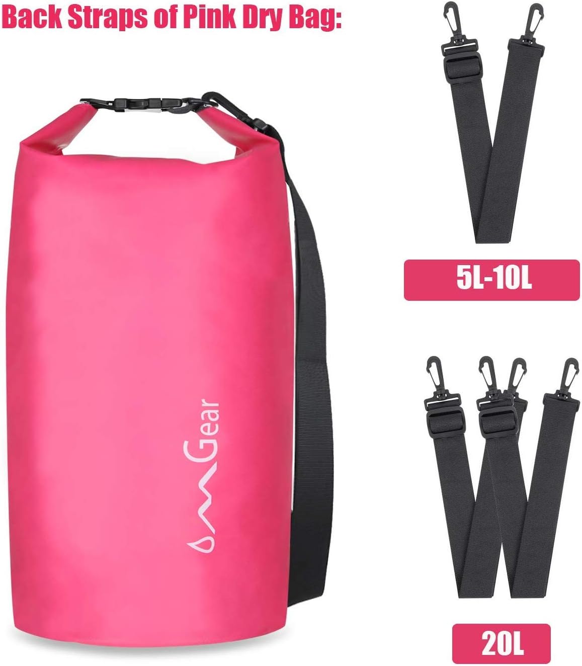Bolsa flotante impermeable para kayak 40L/30L/20L/10L/5L