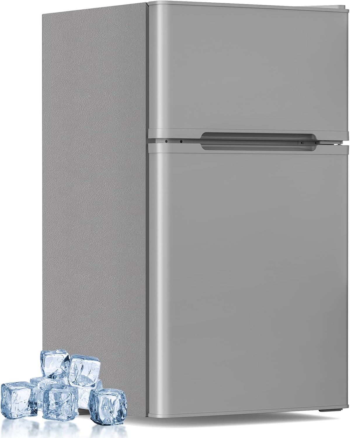 Mini refrigerador con congelador 3.2 pies cúbicos 2 puertas