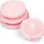 Set 4 Recipientes Silicona Plegables con Tapas Almuerzo