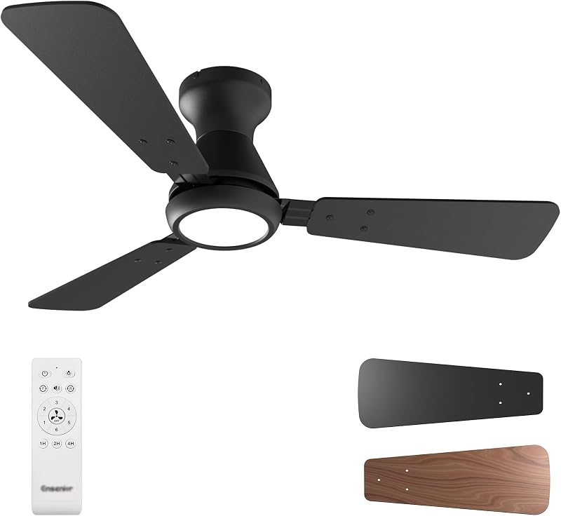 Ventilador techo bajo 42" con luz 3CCT control remoto