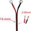Enchufe adaptador 14AWG 10pies con terminal ojal