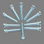 10 Pernos Rueda 5/8" Rosca 7/16-20 Extra Chevrolet Dodge