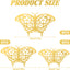 24 Pzas Adhesivos Mariposa 3D para Decorar Habitación