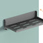 Estante plegable metal 6 ganchos negro 11.8"