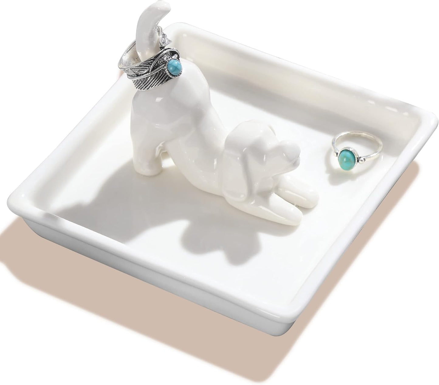 Soporte anillos y joyas para amantes de perros día madre