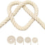 Cuerda algodón trenzada 3 hebras 8mm x 16ft beige