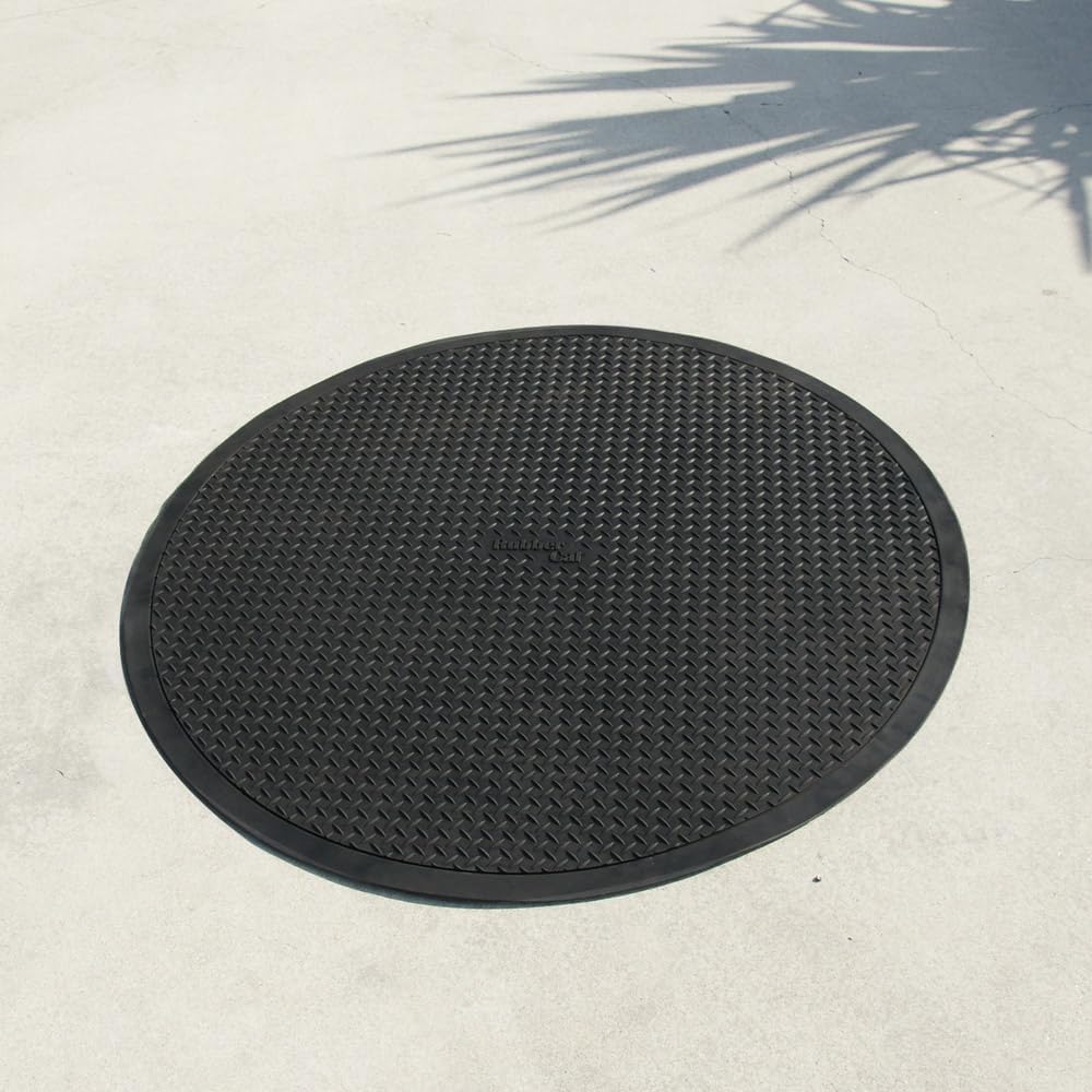 Alfombrilla goma circular 48pulg