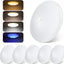 Luces techo RV 12V 3000K-6000K con luz nocturna azul