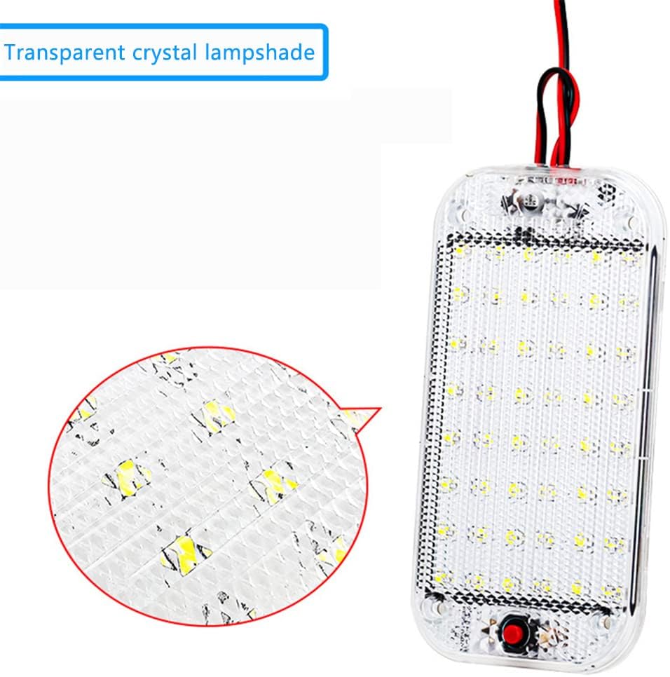 Luces LED 12V RV con interruptor 5W 500LM pack 2