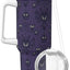 Vaso acero inox 40oz con asa tapa pajilla reutiliz.