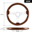 Volante madera 14" 6 orificios para Corvette 63-82