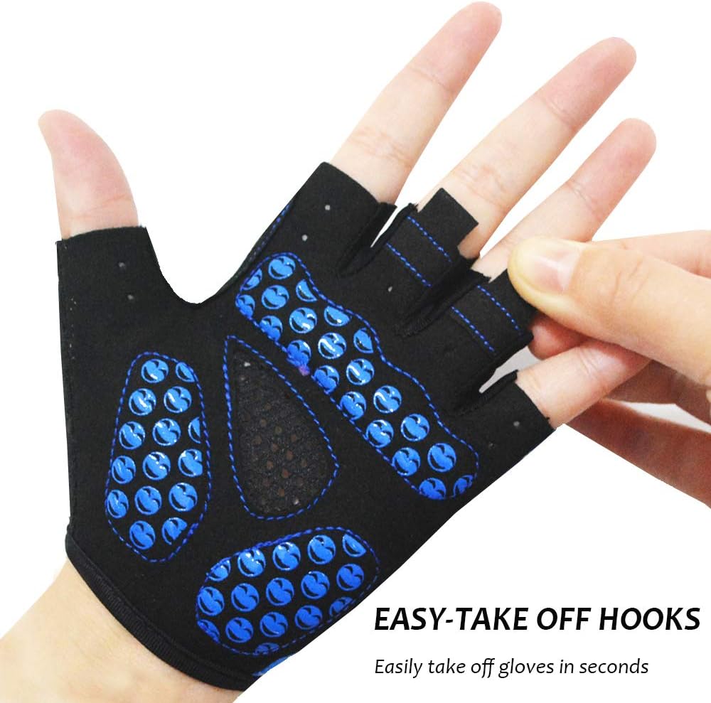 Guantes ciclismo niños antideslizantes gel 0.118pulg carretera MTB