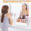 Organiz. herramientas pelo baño blanco