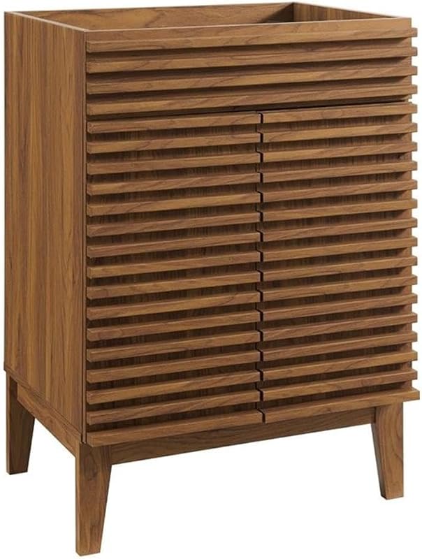 Tocador baño 23.5" nogal sin lavabo