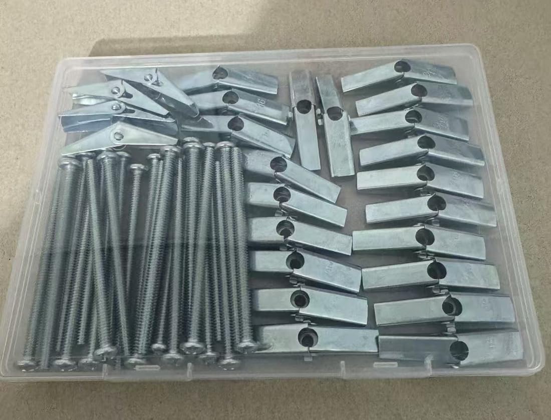 Kit anclajes 3/16 pulg y pernos palanca para yeso madera